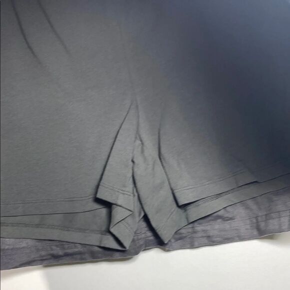 Ellen Tracy Linen and Cotton Gray Skort - Picture 3 of 6